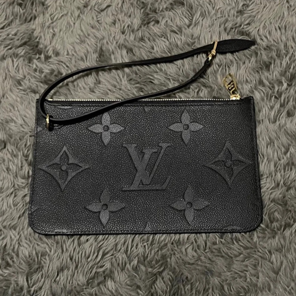 Louis Vuitton Monogram Empreinte Pouch Black